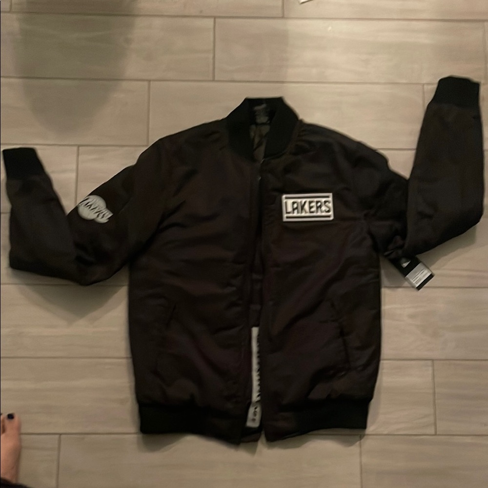 Black Lakers Bomber Jacket